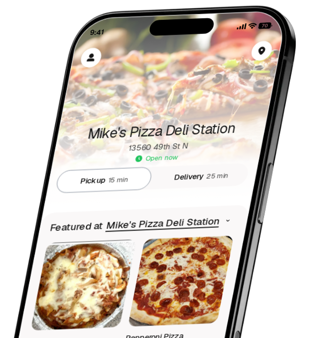 Mike's Pizza Deli Station app preview